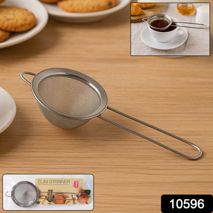 Wukusy Supermom Slim stainless steel kitchen strainer with fine mesh for draining and sifting in home and cooking tasks