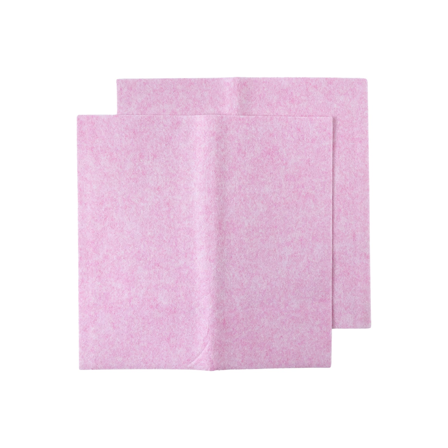 Two Wukusy super absorbent cleaning cloths laid flat, showing their soft, durable fabric for effective cleaning tasks.