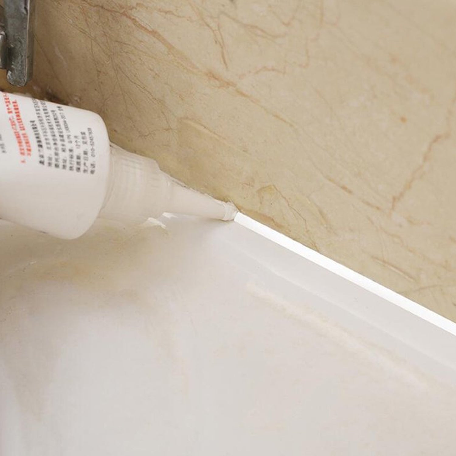 Wukusy waterproof silicone grout filler tube for home tile and sink gap repair, ideal for bathroom, kitchen, and toilet sealing.