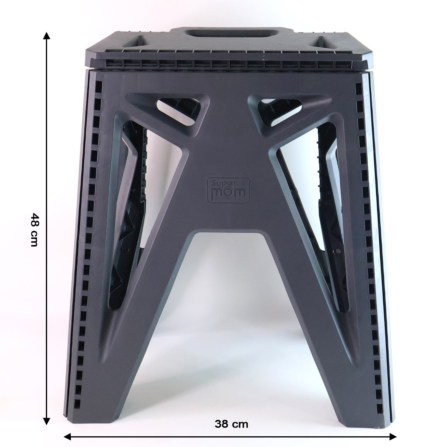 Wukusy Supermom Comfort multi-purpose folding stool, 18-inch height, lightweight and portable for home improvement tasks.