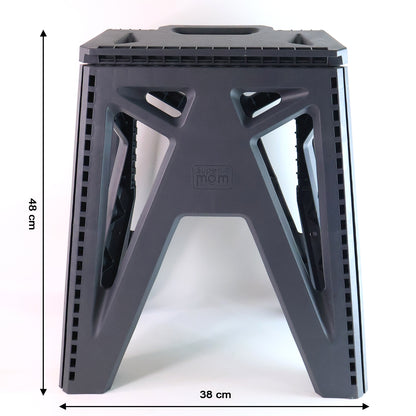 Wukusy Supermom Comfort multi-purpose folding stool, 18-inch height, lightweight and portable for home improvement tasks.