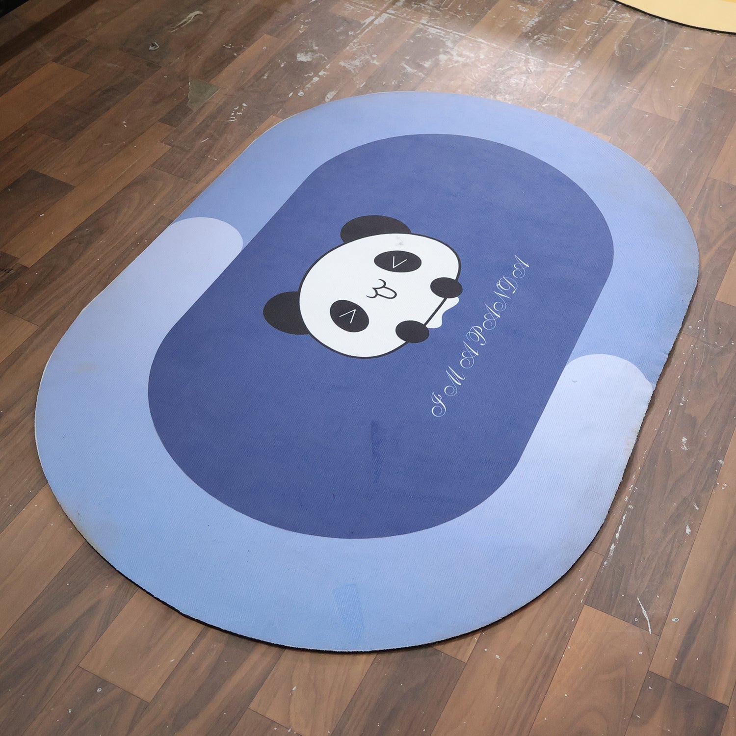 Wukusy premium soft anti-slip bathroom floor mat in beige, 79x50 cm, plush, non-slip surface for safety and comfort.