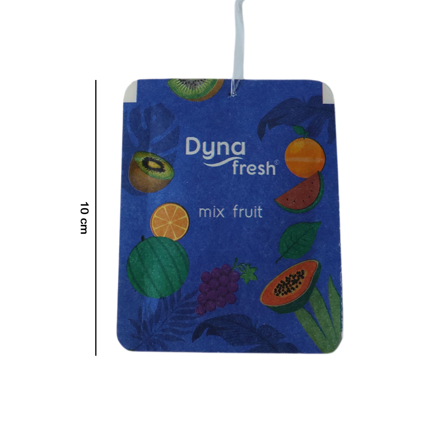 Wukusy Mix Fruit Hanging Air Freshener Gel in 10g, colorful gel scent with fruit design, hanging air freshener for car or room.