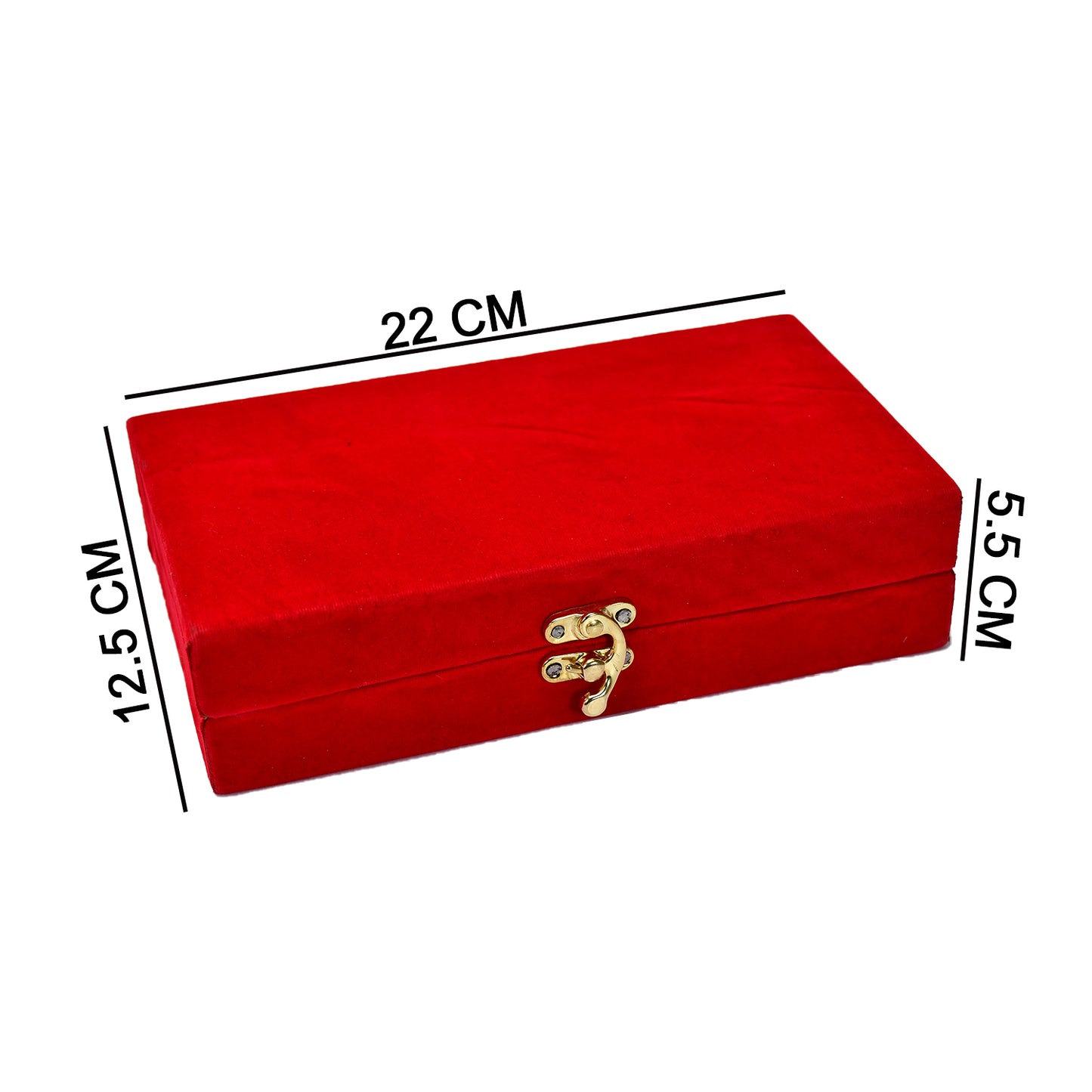 Silver plated Wukusy 2-bowl, 2-spoon tray set with brass, red velvet gift box for serving dry fruits and desserts.
