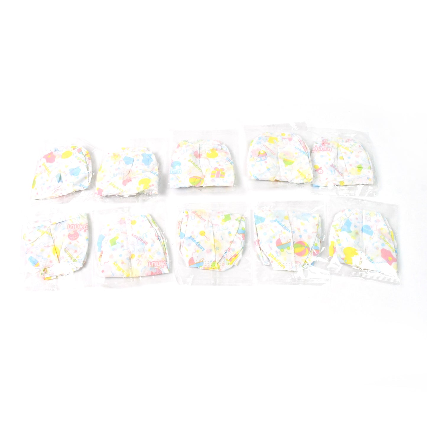 Set of 10 waterproof arm sleeves by Wukusy, lightweight and protective for health and beauty use, shown in neutral color.