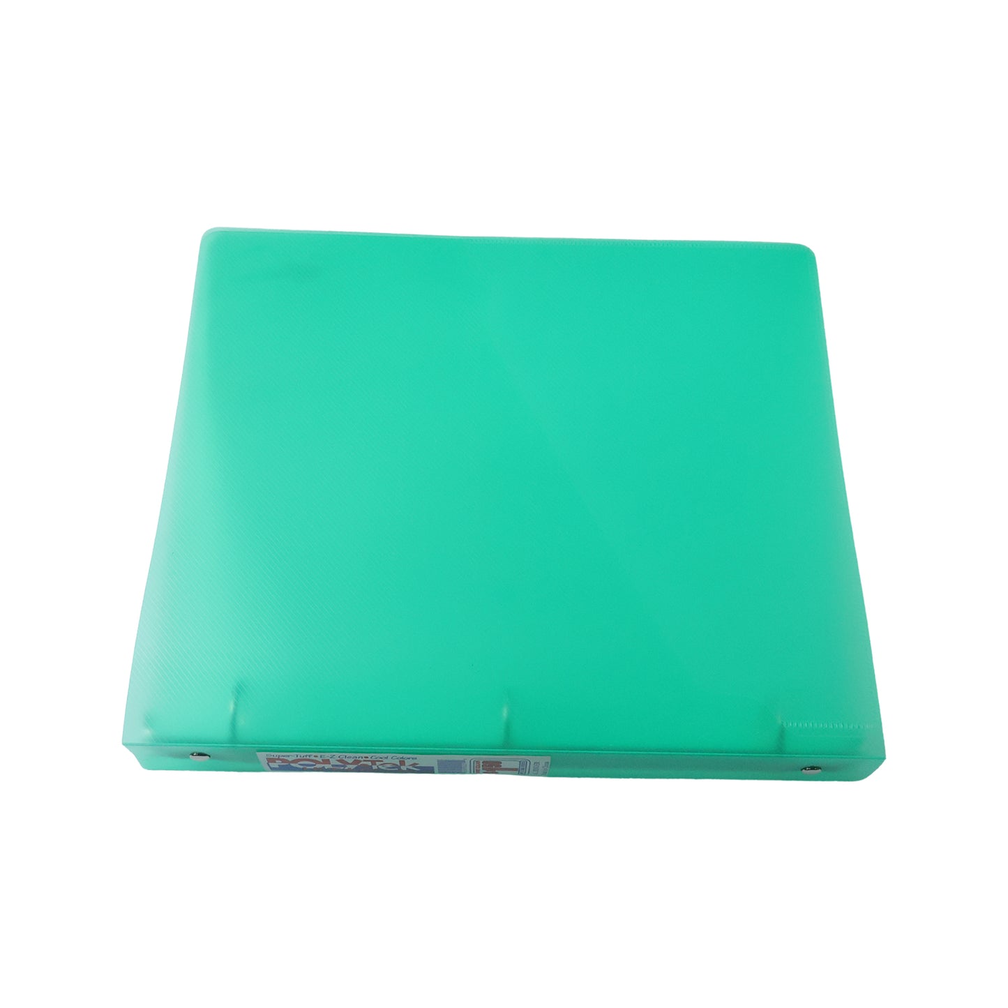 Transparent A4 ring binder file folder by Wukusy, showcasing a clear plastic cover and metal rings, measuring 29.5 x 25.5 cm.