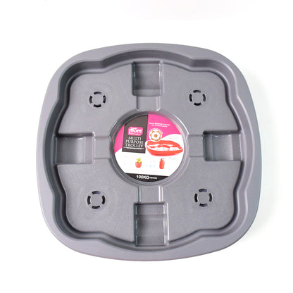 Wukusy Supermom heavy-duty gas cylinder trolley for home and kitchen use, with sturdy wheels and adjustable handle for easy transport.