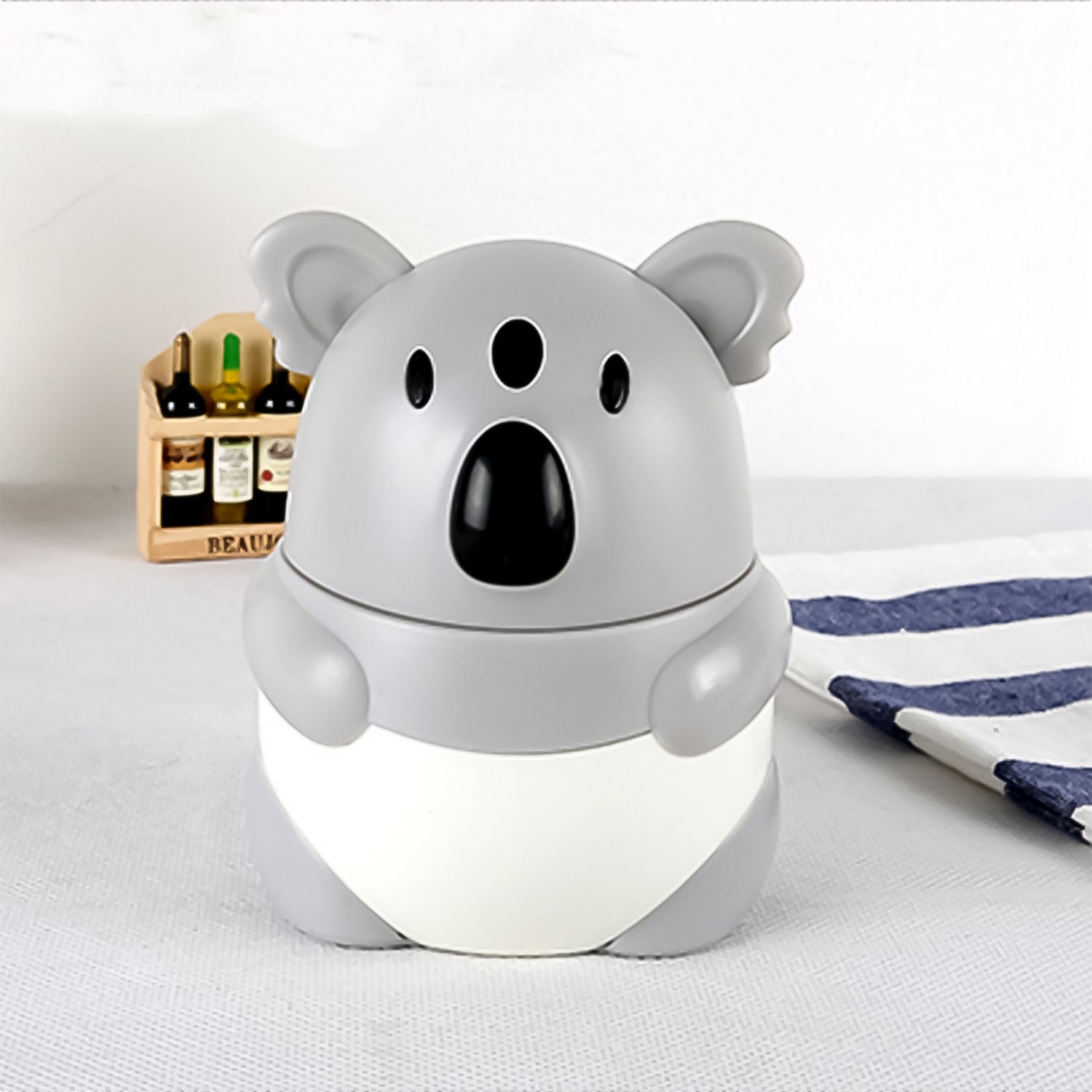 Cute koala-shaped toothpick holder dispenser by Wukusy, featuring a detailed koala design with a functional opening for toothpicks.
