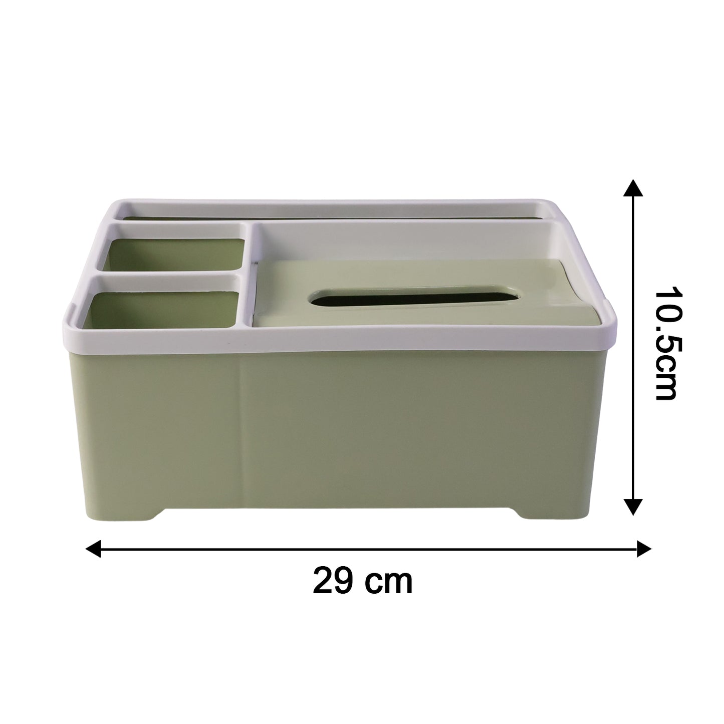 Wukusy plastic storage organizer box with multiple compartments for versatile organization and easy access to small items.