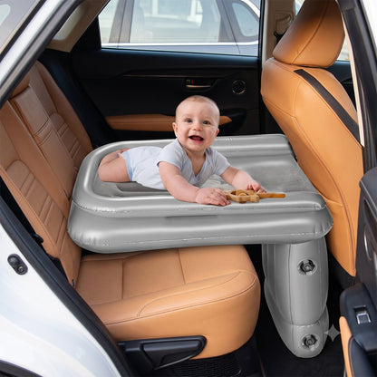 Wukusy inflatable travel air bed mattress for car back seat, suitable for kids and babies, designed for comfort on road trips