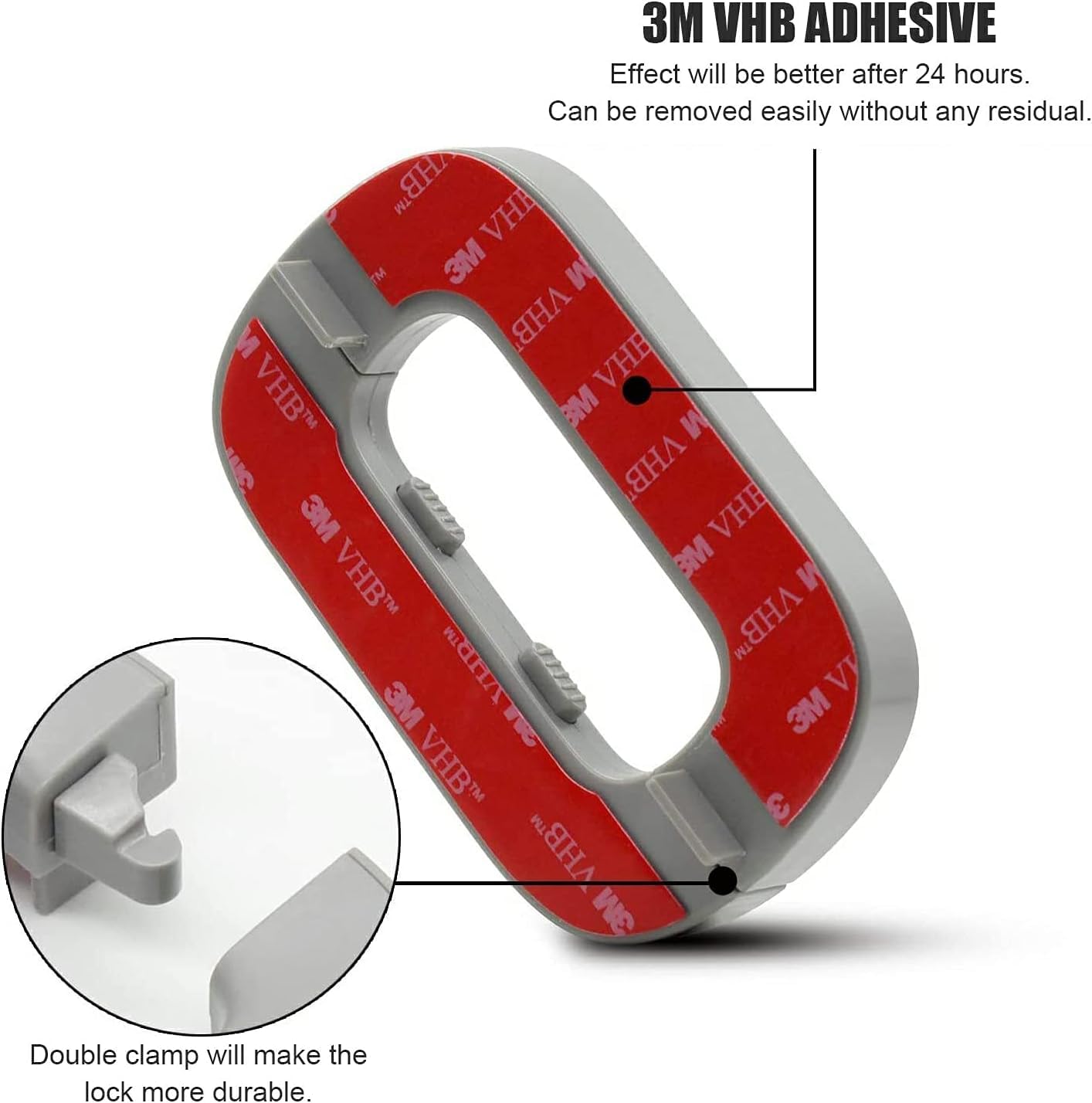 Wukusy fridge freezer door lock for child safety, securely preventing access to fridge doors in home and kitchen.