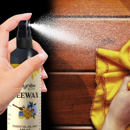 Wukusy Shynex Bee Wax Essential Oil Spray bottle with natural bee wax and essential oil ingredients, ready for use.