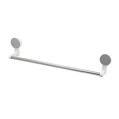 Wukusy self-adhesive towel rod rack mounted on bathroom wall, made of durable material, suitable for hanging towels or clothes
