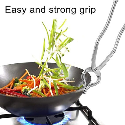 Apex Full Round Sansi heavy-duty stainless steel pakkad with strong grip, designed for home and kitchen use, by Wukusy.