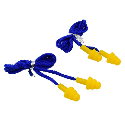 Wukusy soft silicone ear plugs for hearing protection, shown in a 2-piece set, designed for comfortable noise blocking.