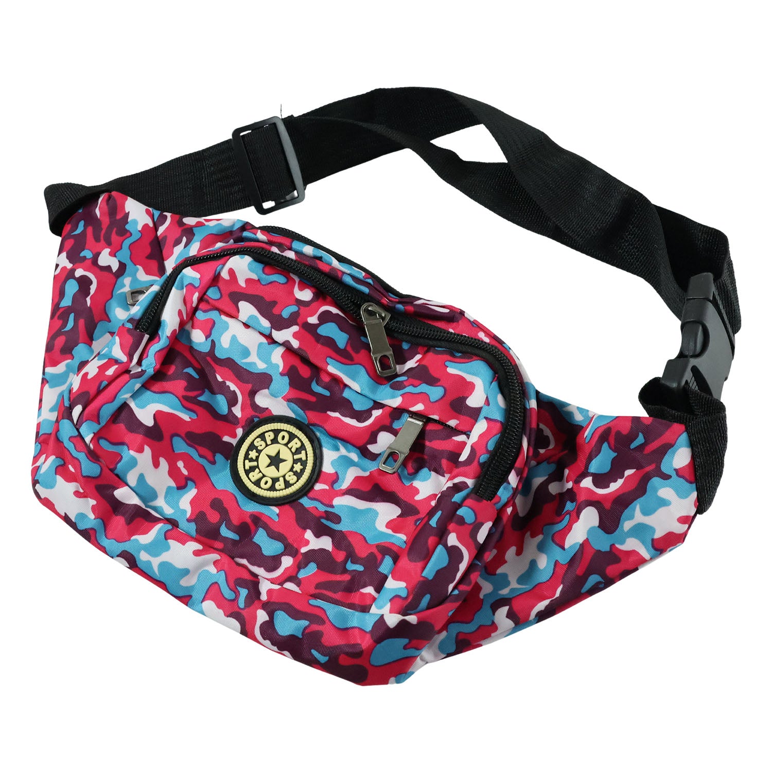 Wukusy stylish multi-purpose waist bag and cross-body sling pouch with adjustable strap, versatile for daily use and travel.