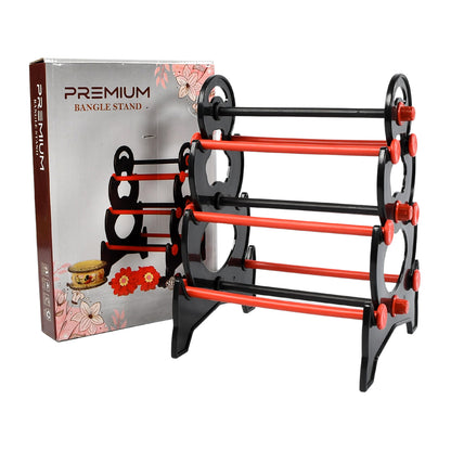 Wukusy 6261 Bangle Stand 3-step storage organizer for displaying bangles and jewelry at home.