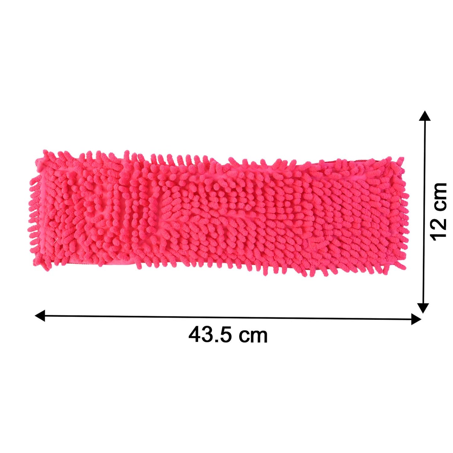 Wukusy microfiber chenille mop refill pad for home cleaning, soft and absorbent, shown in close-up view.
