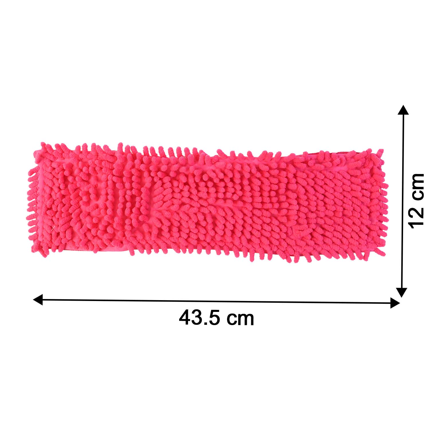 Wukusy microfiber chenille mop refill pad for home cleaning, soft and absorbent, shown in close-up view.