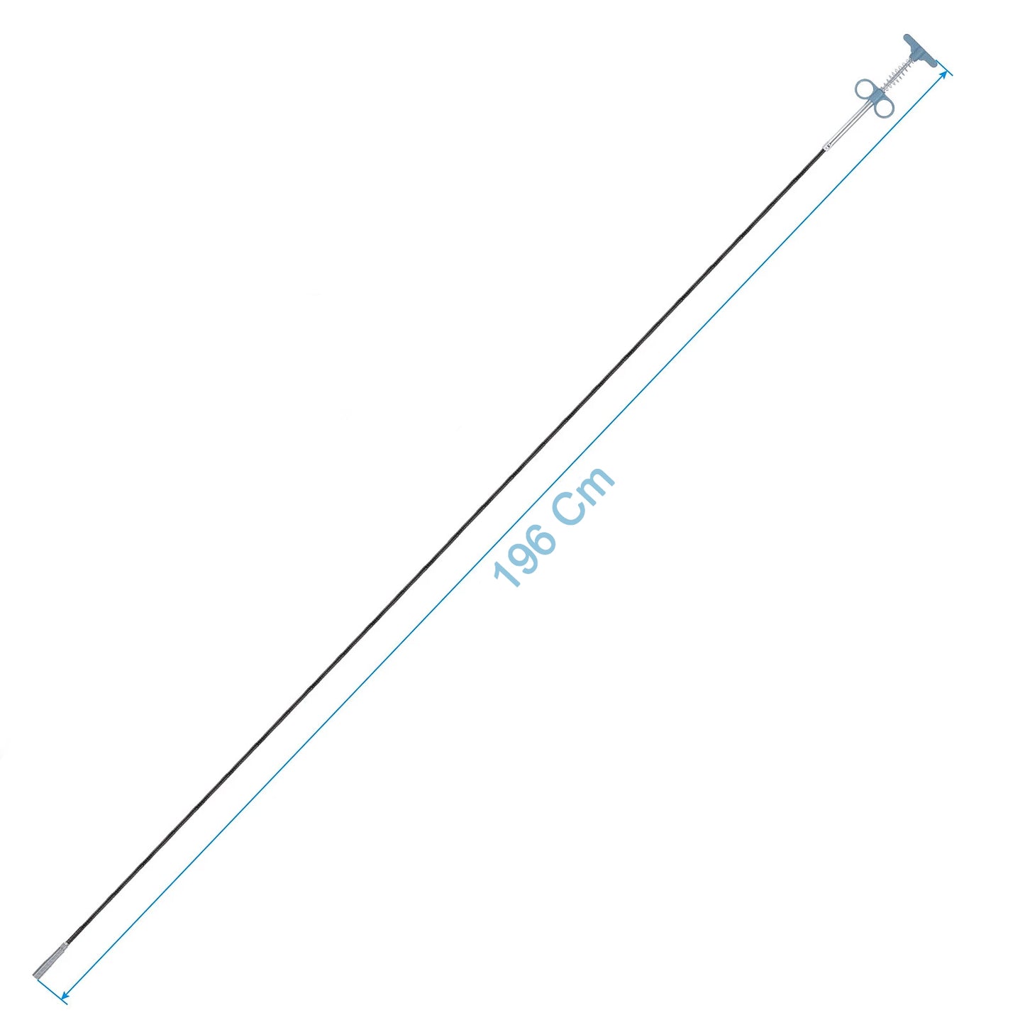 Wukusy flexible spring drain cleaning tool with hand grip, 157 cm long, designed for clearing clogged drains.