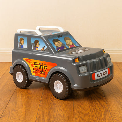 Wukusy Funwoods Kids Power SUV toy car in vibrant colors, designed for children to play and imagine adventures.