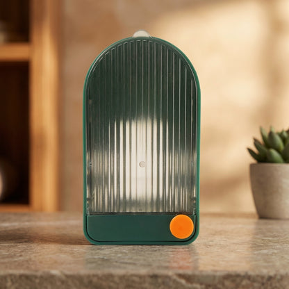 Wall mounted soap holder with drain tray by Wukusy, featuring a sleek design and easy-to-clean soap storage for bathroom use.