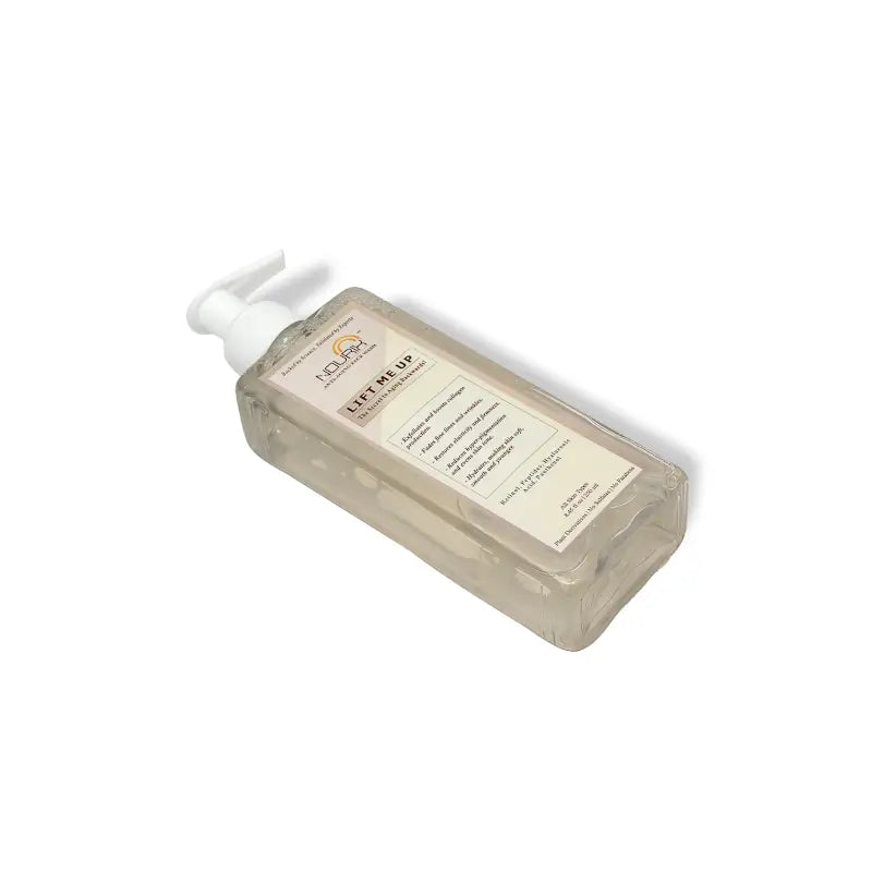 Nourix Lift Me Up Face Wash by 11012, showcasing a sleek bottle for youthful, radiant skin cleansing in all beauty routines.