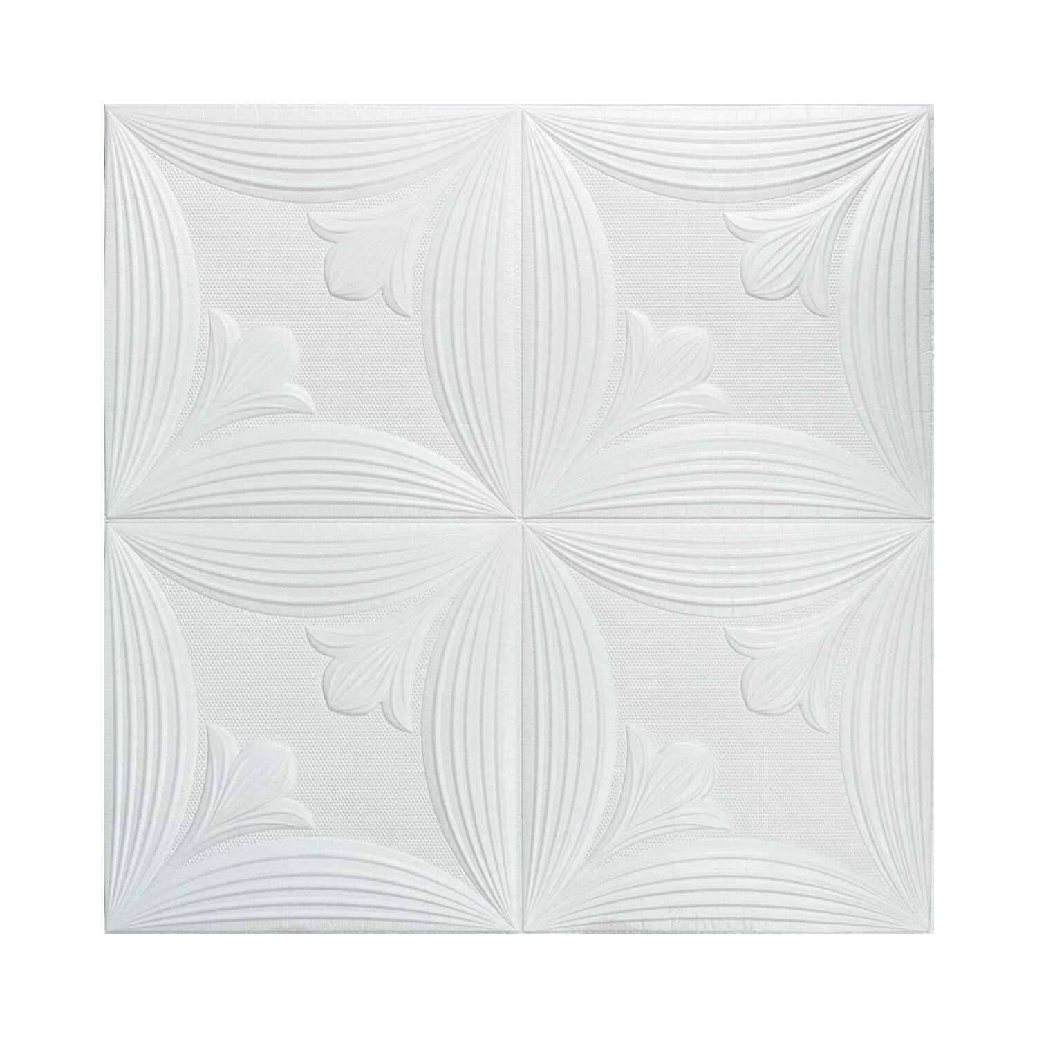 3D foam wallpaper sticker panel by Wukusy, 70x70 cm, showing textured geometric design for modern interior decor.