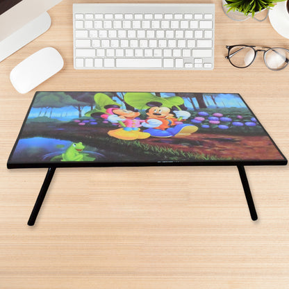 Wukusy portable office table with colorful cartoon design, suitable for writing, homework, and activities.