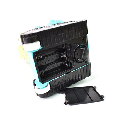 Wukusy Gear Robot Car toy for kids featuring a colorful, mechanical design with gears and wheels.