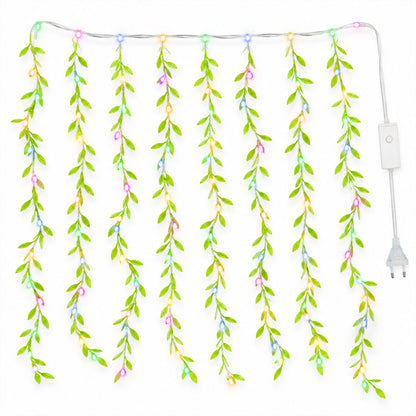 Bis Certified Decorative Leaf Led Curtain Light With Button Controller (1 Pc Approx. 3.5 Mtr)