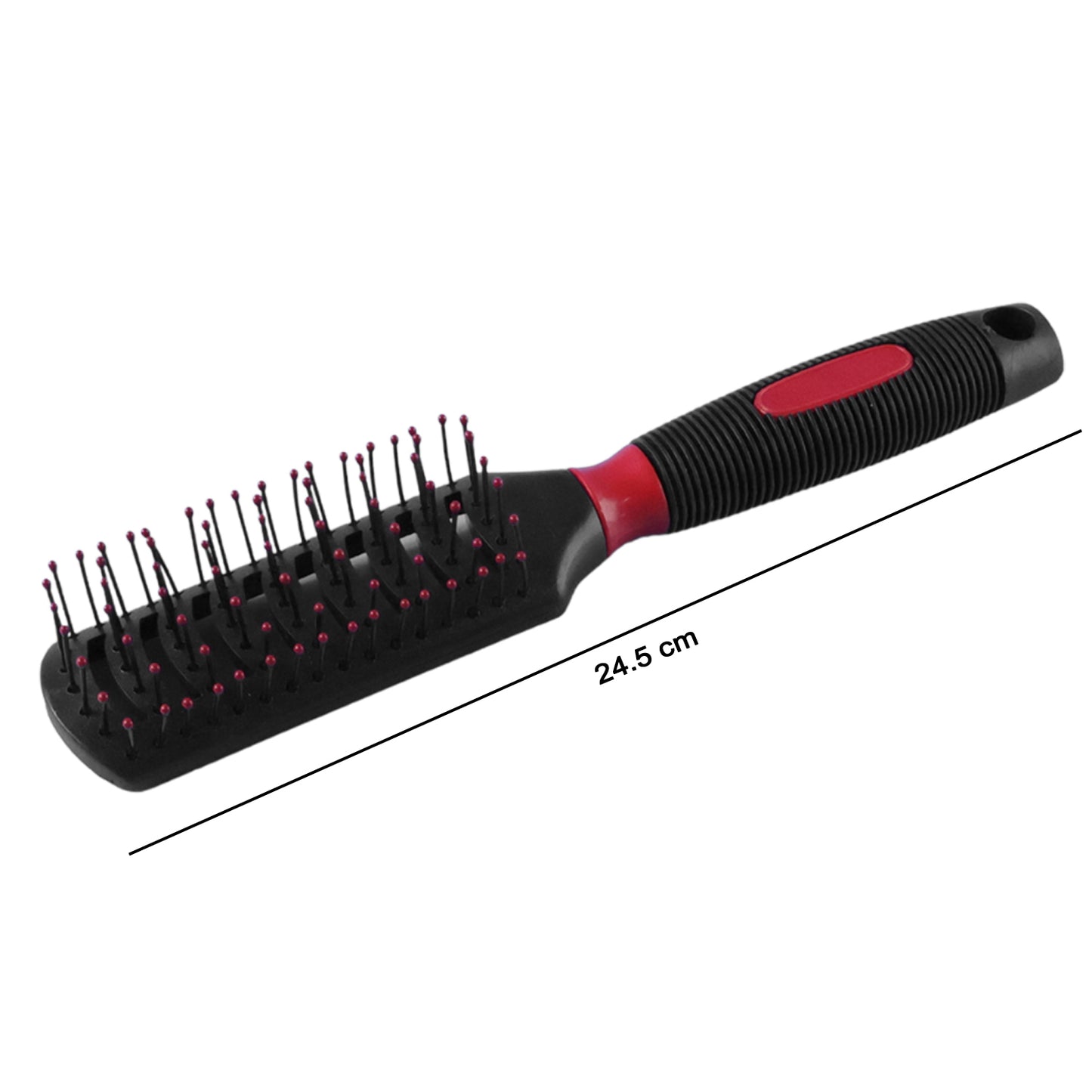 Wukusy professional hair styling detangling soft hair comb, showcasing smooth, lightweight plastic design for gentle hair detangling.