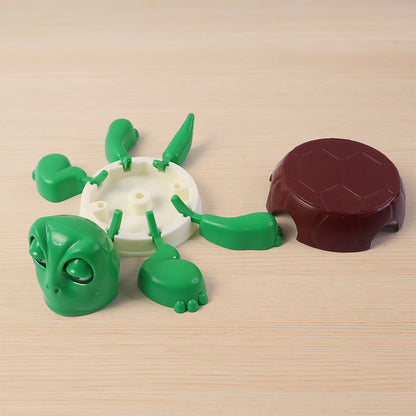 Cute plastic turtle-shaped coaster for cups from Wukusy, ideal for home and kitchen use, featuring a colorful turtle design.