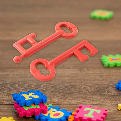 Wukusy Magic Key Puzzle Set toy with colorful keys and intricate lock mechanisms for fun brain teaser and problem-solving activities.