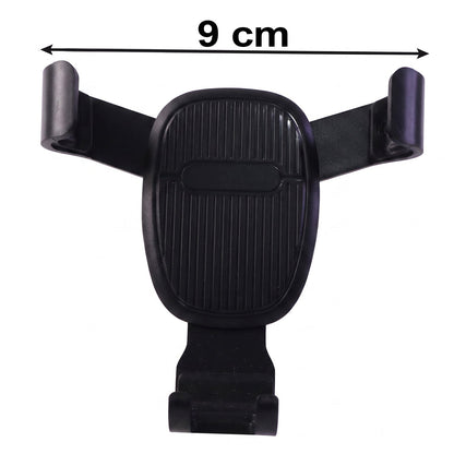 Gravity Car Mobile Phone Holder With Air Vent Mount And An Auto Lock Grip (1 Pc)