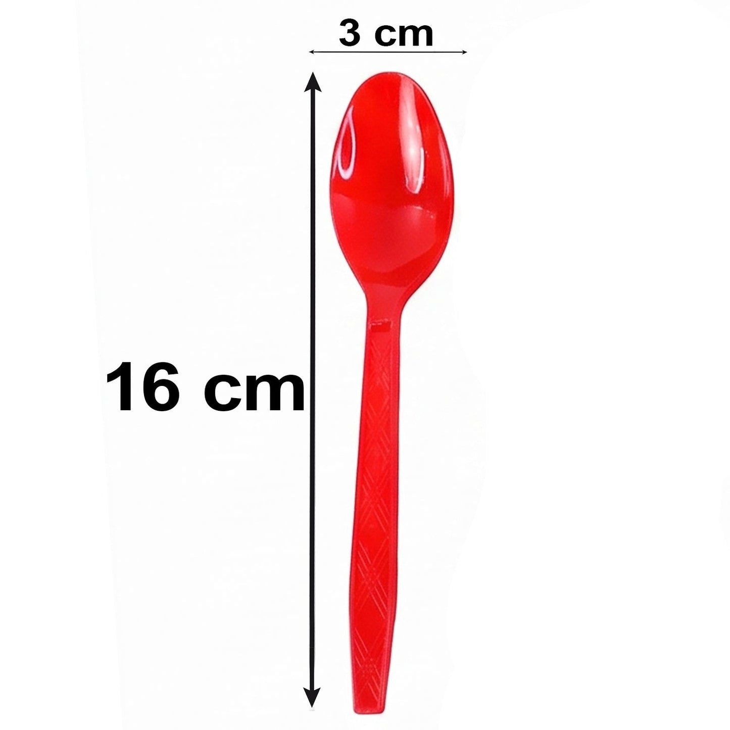 Set of 20 reusable plastic spoons from Wukusy, unbreakable dinner cutlery with smooth, lightweight design for everyday use
