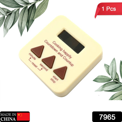 Wukusy digital kitchen timer with large clear digits, 0-99 minute countdown, ideal for cooking and office use.
