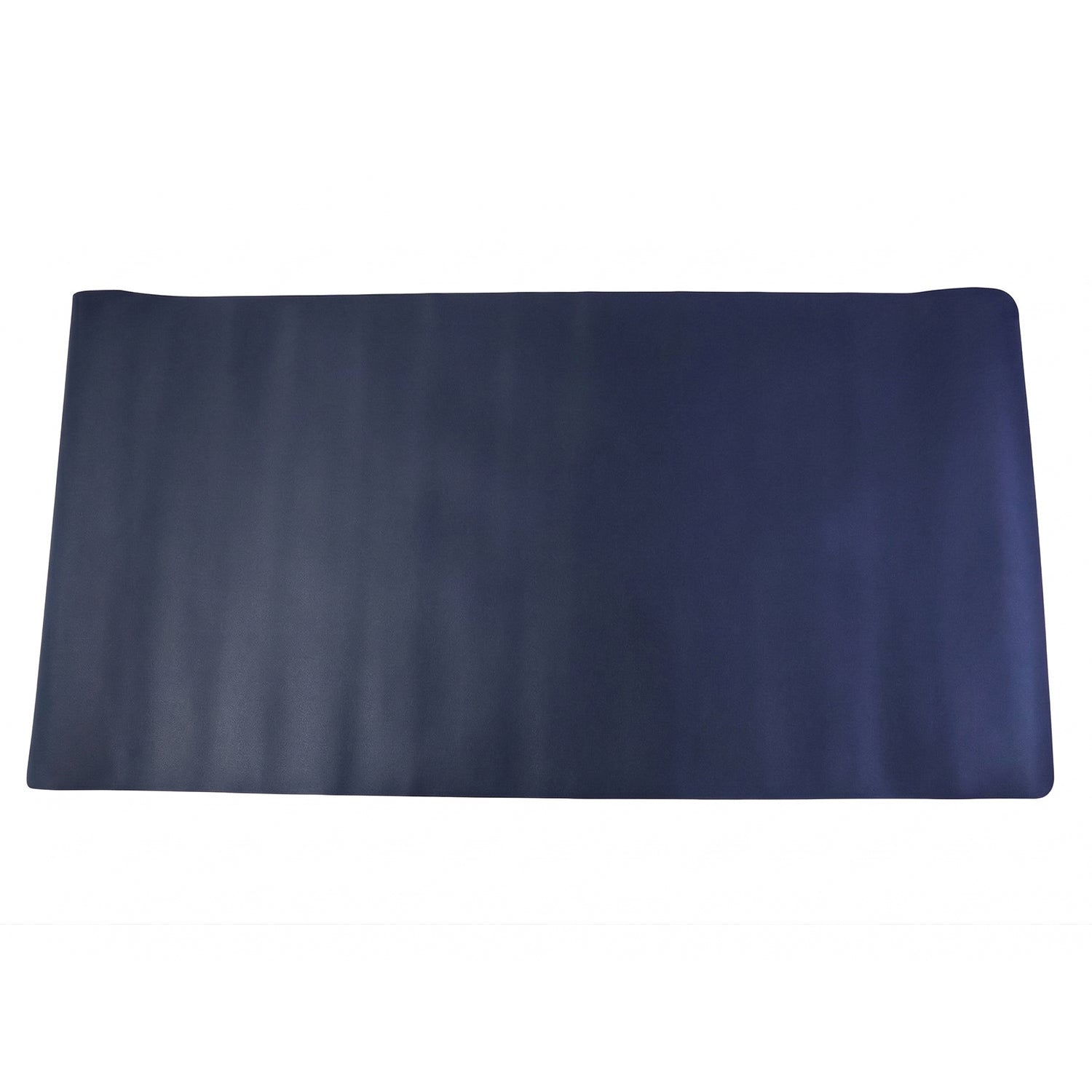 Large Wukusy leather finish desk mat and mouse pad showing smooth, premium leather surface and spacious 90x45 cm size.