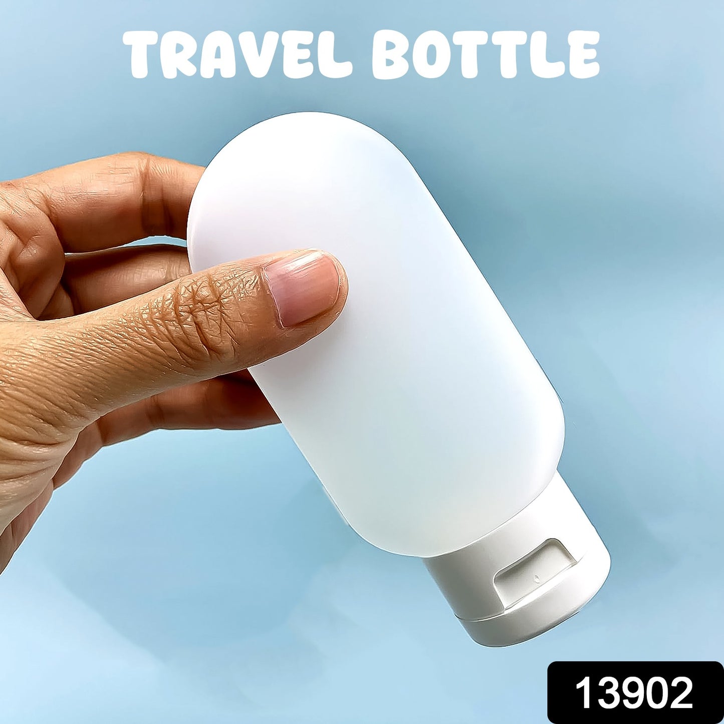 Wukusy small plastic travel shampoo and conditioner bottles in mixed colors, 60ml size for convenient travel use