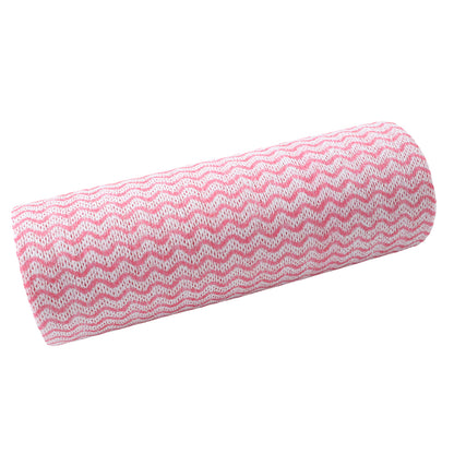 Wukusy reusable kitchen cleaning cloth roll with multiple pull sheets, ideal for eco-friendly cleaning and kitchen messes.