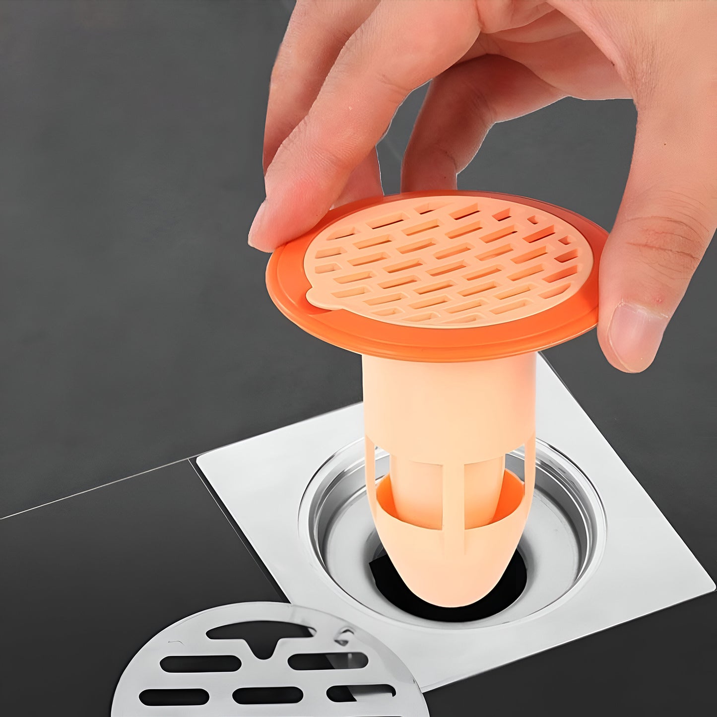 Bathroom  Kitchen Plastic Drain Strainer (1 Pc)