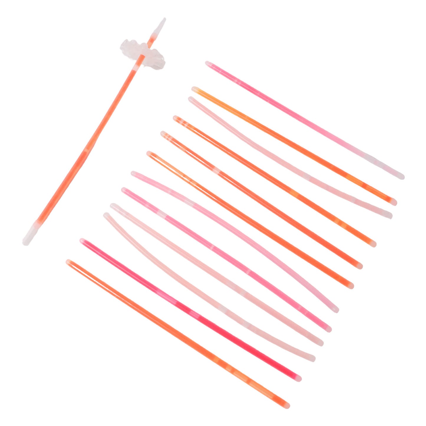 Wukusy Dark Glow Chakdol toy set with 13 glow sticks arranged in a colorful display on a white background.