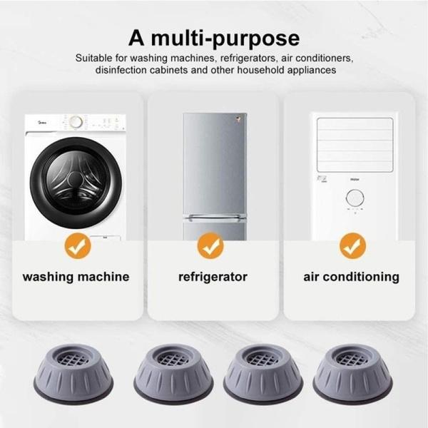 Wukusy 1706 machine leveling feet with anti-walk pads and shock absorption for furniture lifting and stability.