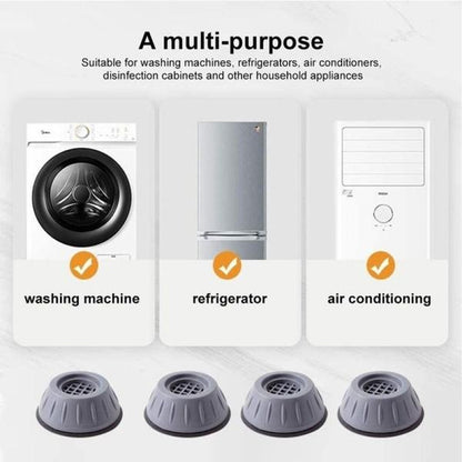 Wukusy 1706 machine leveling feet with anti-walk pads and shock absorption for furniture lifting and stability.