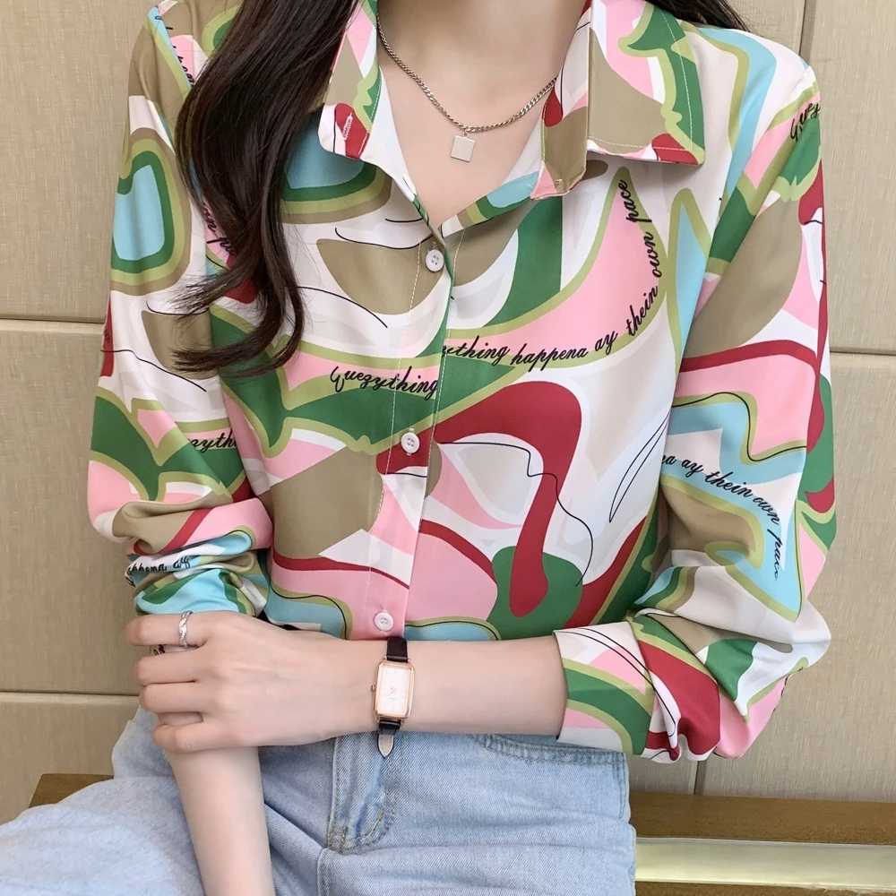 Women wearing a regular fit floral print casual shirt from Drpshippr, featuring vibrant flower patterns and a comfortable fit.
