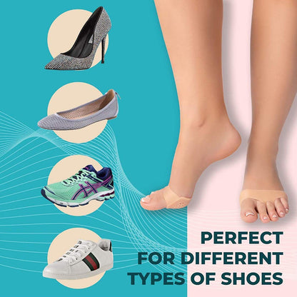 Wukusy silicone tiptoe protector and cover for men and women, designed to shield toes and prevent injury.
