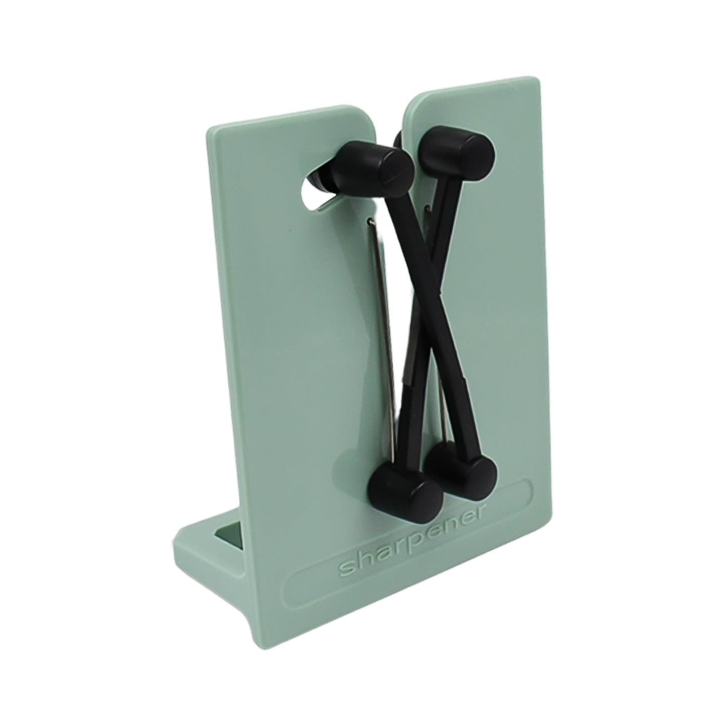 Wukusy Creative Kitchen Knife Sharpener, a compact kitchen tool for sharpening blades, shown on a clean countertop.