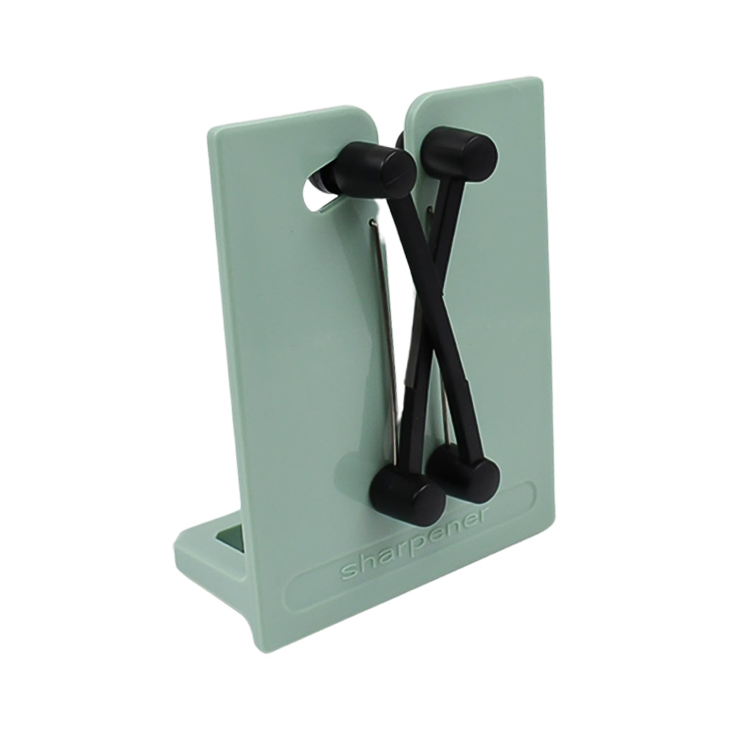 Wukusy Creative Kitchen Knife Sharpener, a compact kitchen tool for sharpening blades, shown on a clean countertop.