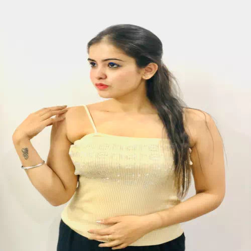 Casual grey printed straps solid women's top by FIZZI SHOP, featuring a relaxed fit and stylish design.