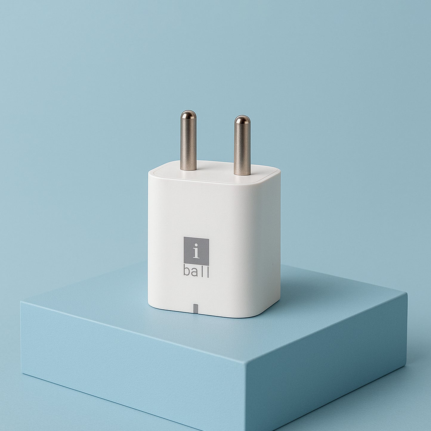 Wukusy Iball dual USB wall charger with 5V 3.1A fast charging ports, compact mobile accessory for quick device charging.